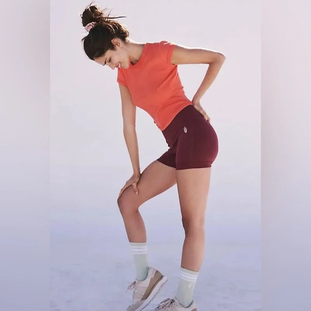 NWOT FP Movement good karma running shorts - Picture 2 of 8